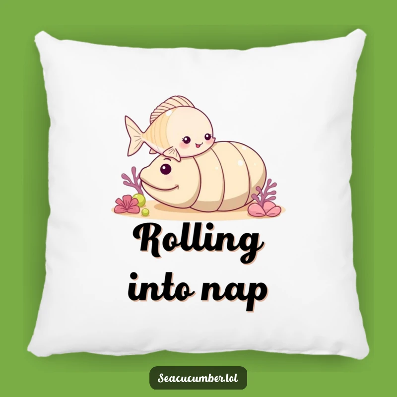 Funny Fish Nudges Sea Cucumber Pillow, Soft Ocean Cushion, Adorable Funny Gift