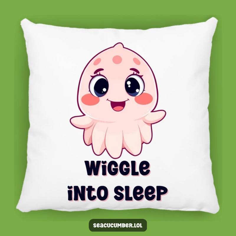 Funny Sea Cucumber Pillow - Cozy & Joyful Ocean Accent