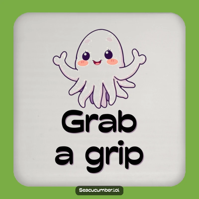 Funny Sea Cucumber Coaster: Protect Surfaces With Welcoming Tentacles, Unique Humorous Gift