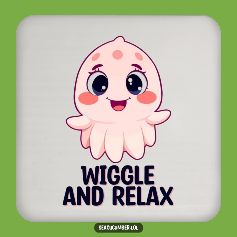 Funny Sea Cucumber Coaster - Joyful Ocean Drink Protector