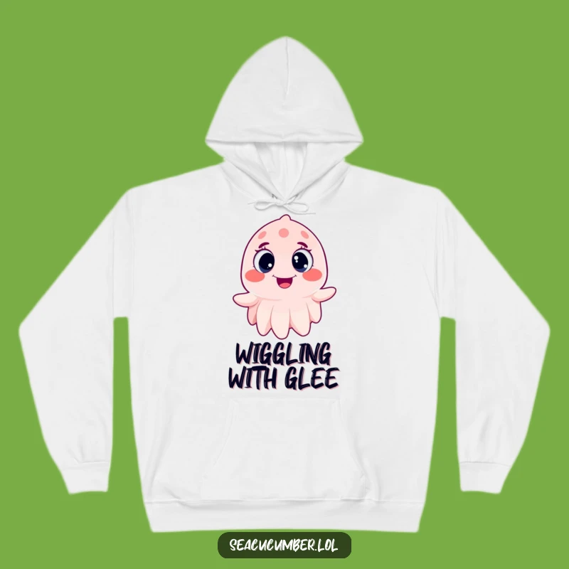 Cozy Funny Sea Cucumber Hoodie - Warm & Joyful Ocean Creature Apparel