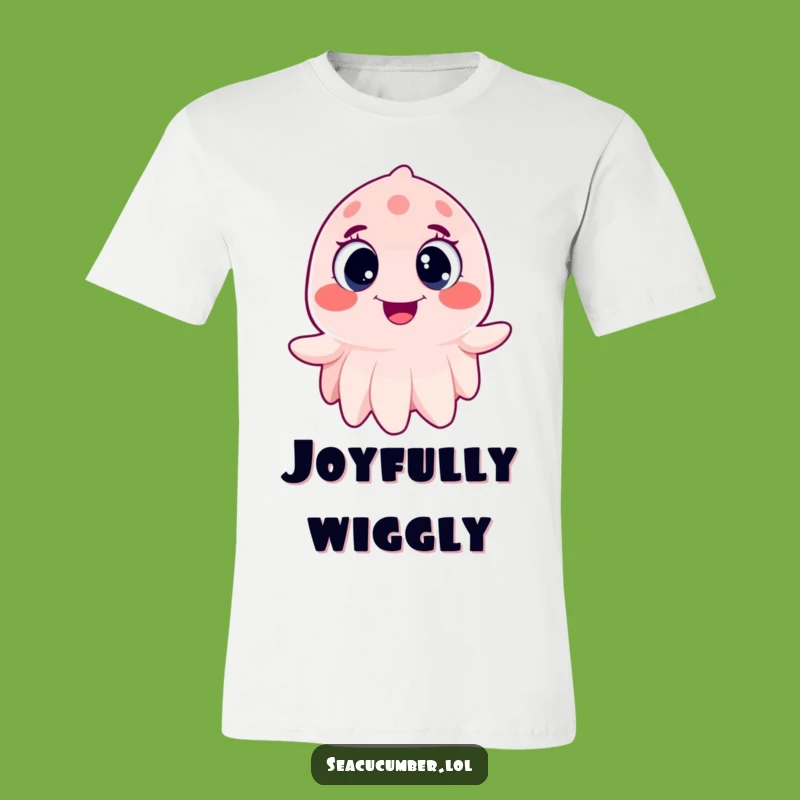 Funny Sea Cucumber Wiggle T-Shirt - Joyful Ocean Creature Tee